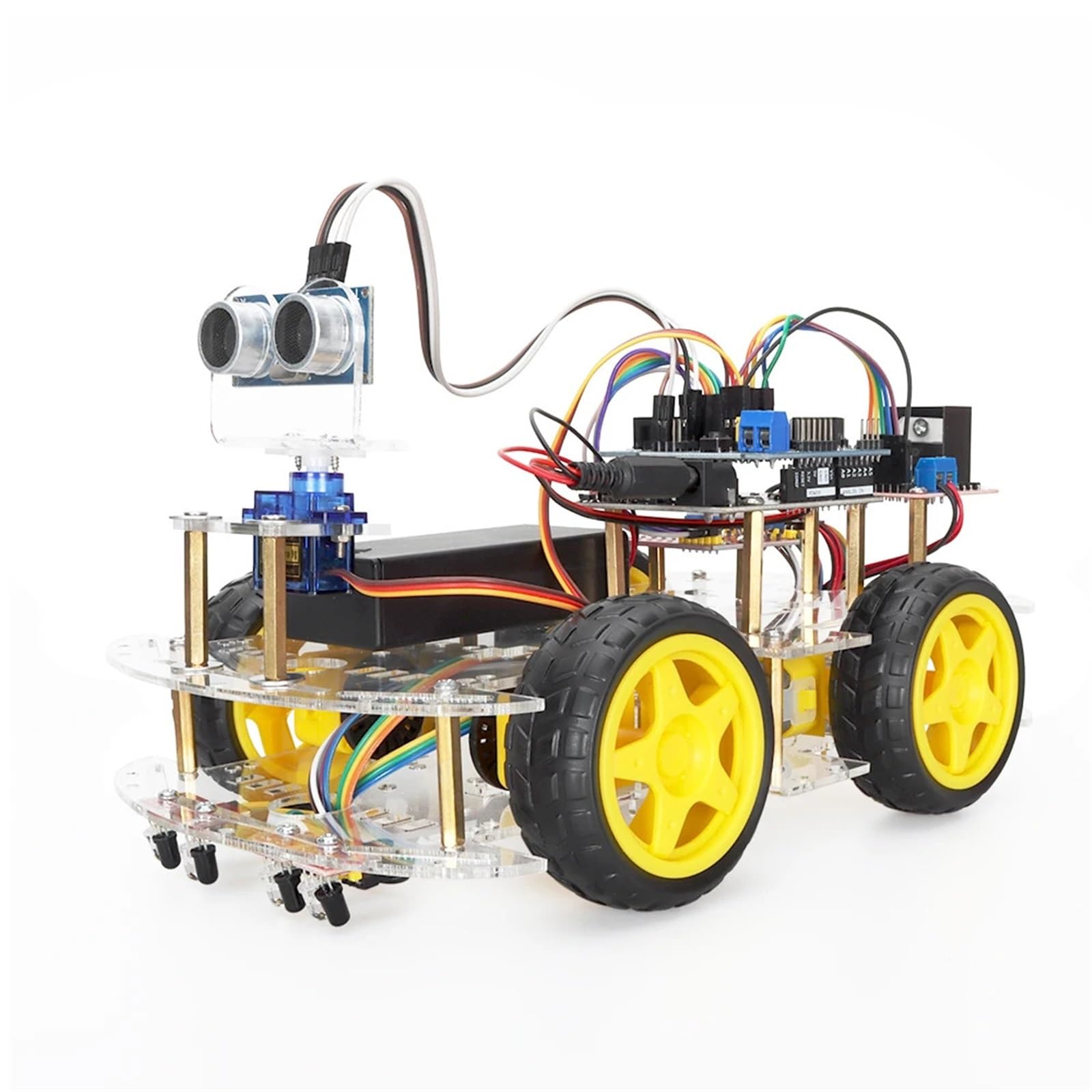 Kit robotico intelligente for progetto di apprendimento della programmazione Arduino Starter kit for auto robot for kit educativo for principianti + robot di codifica