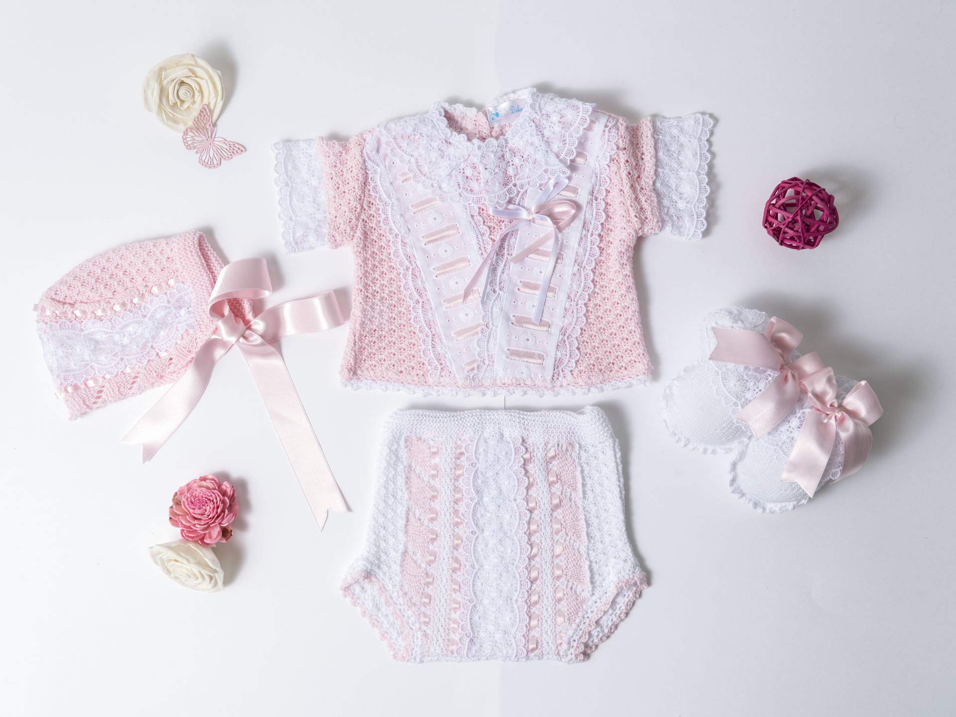 Set maglia per bebè, bambina