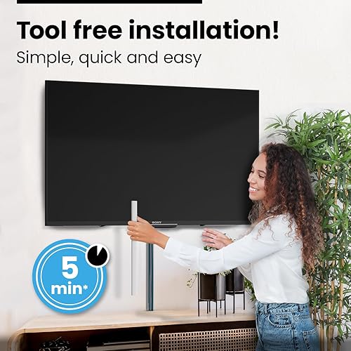 Miniatura 9 de EVEO Cord Hider - Ocultador de cables de pared de 306 pulgadas, corrector de cables, ocultadores de cables para TV en la pared. Gestión de cables,