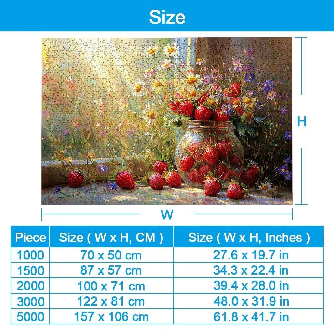 Puzzle 1500 Pièces Adultes, Puzzle 1500 Pieces Fruit, Cadeau Femme -2806