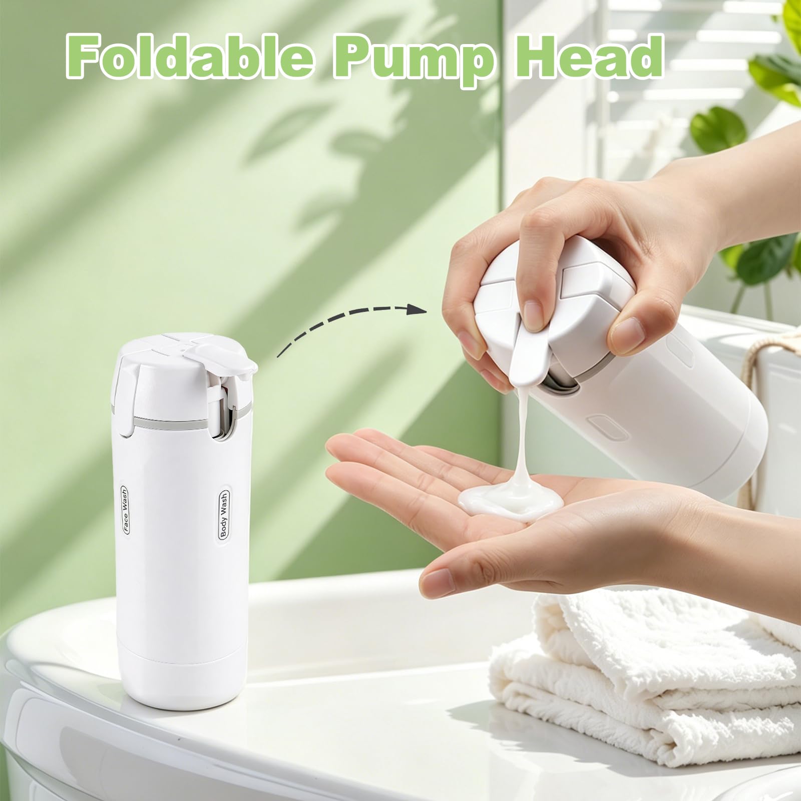 4 in 1 bottiglie da viaggio da riempire, bottiglie da viaggio ricaricabili, bottiglie di shampoo da riempire, gadget da viaggio, bottiglie da viaggio per shampoo, lozione e balsamo
