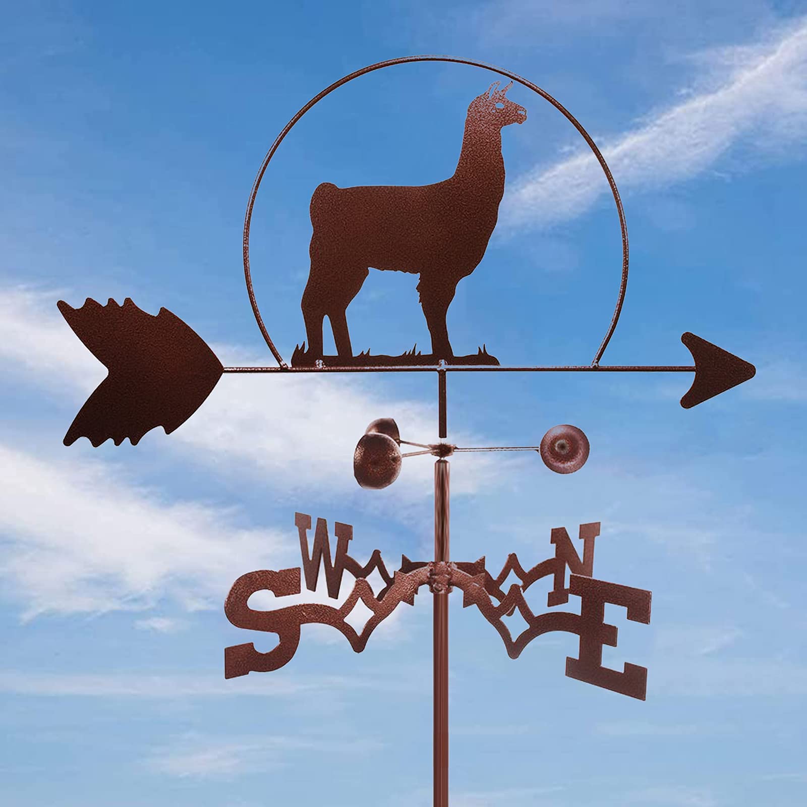 Bandierina segnavento con design retrò a forma di alpaca, strumento di mis
