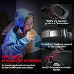 Wireless Gaming Headset for Xbox Series X|S,Xbox One,PS5,Nintendo Switch & PC with Wireless Adapter, Gaming Headphones with LED Light,2.4G &Bluetooth Mode,Bass Surround (Black)