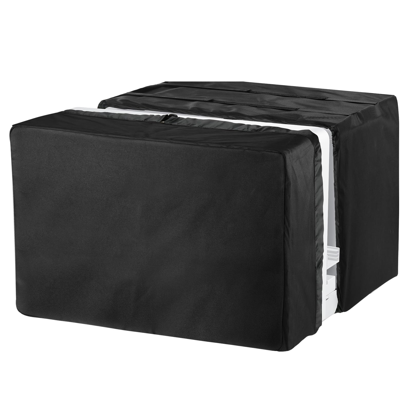 Aozzy Air Conditioner Covers For Window Units Ac Covers For Outside Unit Winter Outdoor Heavy Duty Waterproof Insulation Defender With Adjustable Straps 27.5" W X 19" H X 23" D Inches