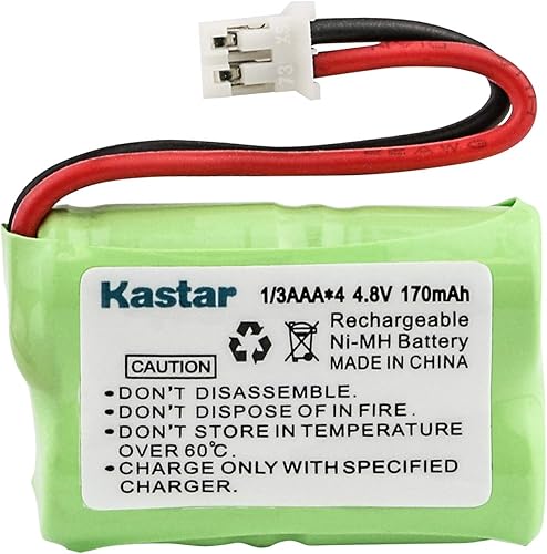 Kastar Batería recargable Ni-MH de 170 mAh para SportDog FR200, SD-400, SD-800, SAC00-15724, PetSafe Yard and Park Remote Dog Trainer, PDT00-12470