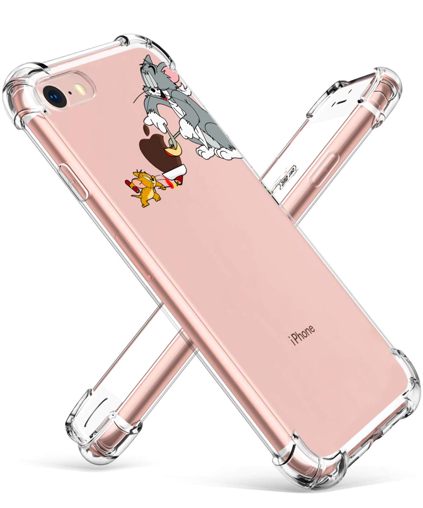 Darrnew Cooking Cat Mouse Case for iPhone 6 Plus/6S Plus 5.5" Cartoon TPU Cute 3D Fun Cover, Kawaii Unique Girls Women Cases, Funny Cool Ultra-Thin Bumper Shockproof for iPhone 6 Plus/6S Plus 5.5"