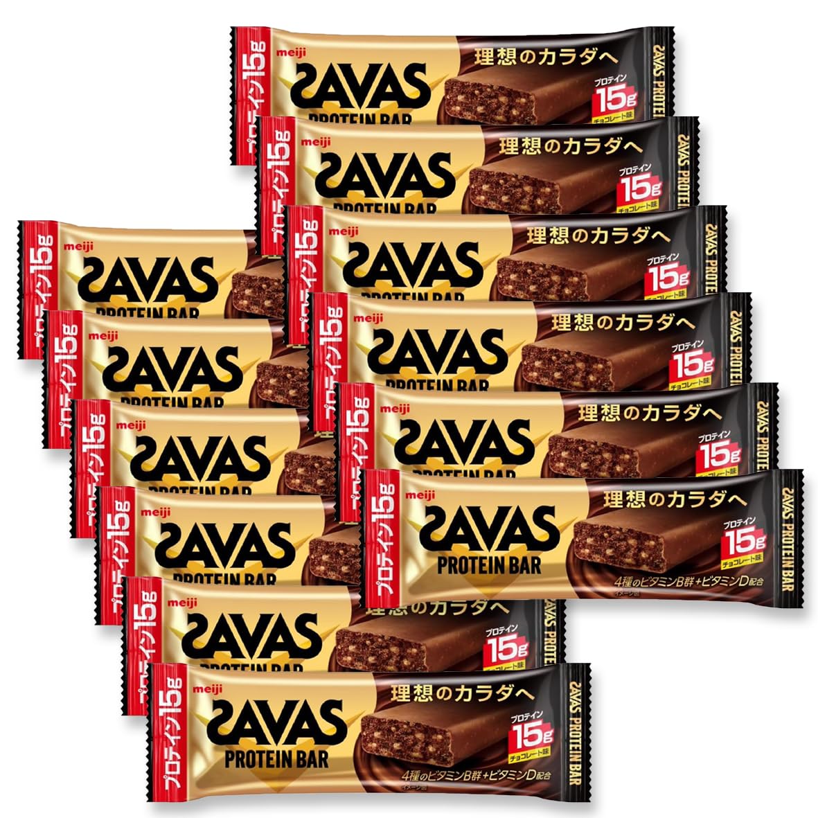 Amazon.co.jp: 【12本セット】ザバス プロテインバー チョコレート味