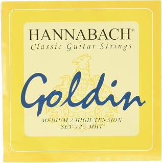 Hannabach 652727 Serie 725 Medium High Tension Goldin Carbon Saite