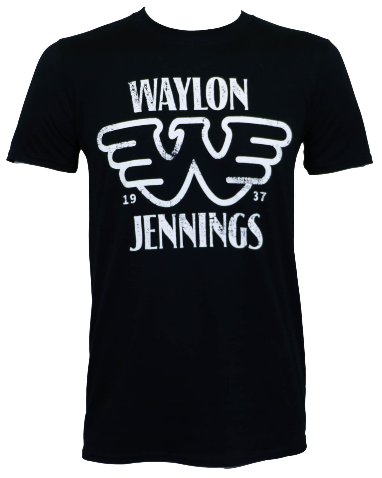 Waylon Jennings Men's Est. Slim-Fit T-Shirt Black