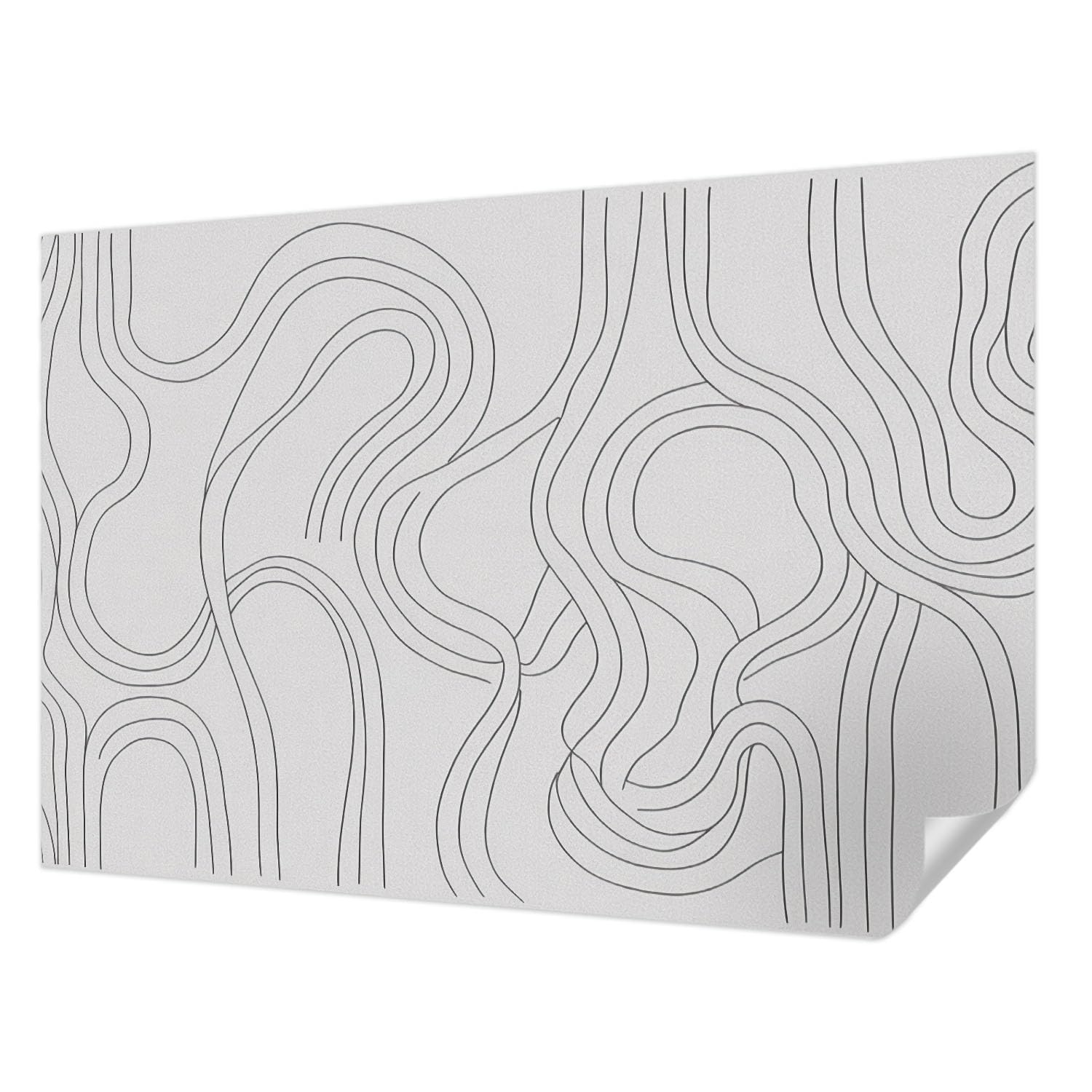 Papel Pintado Adhesivo Antimanchas para Renovar una Pared del Salón de Forma Limpia