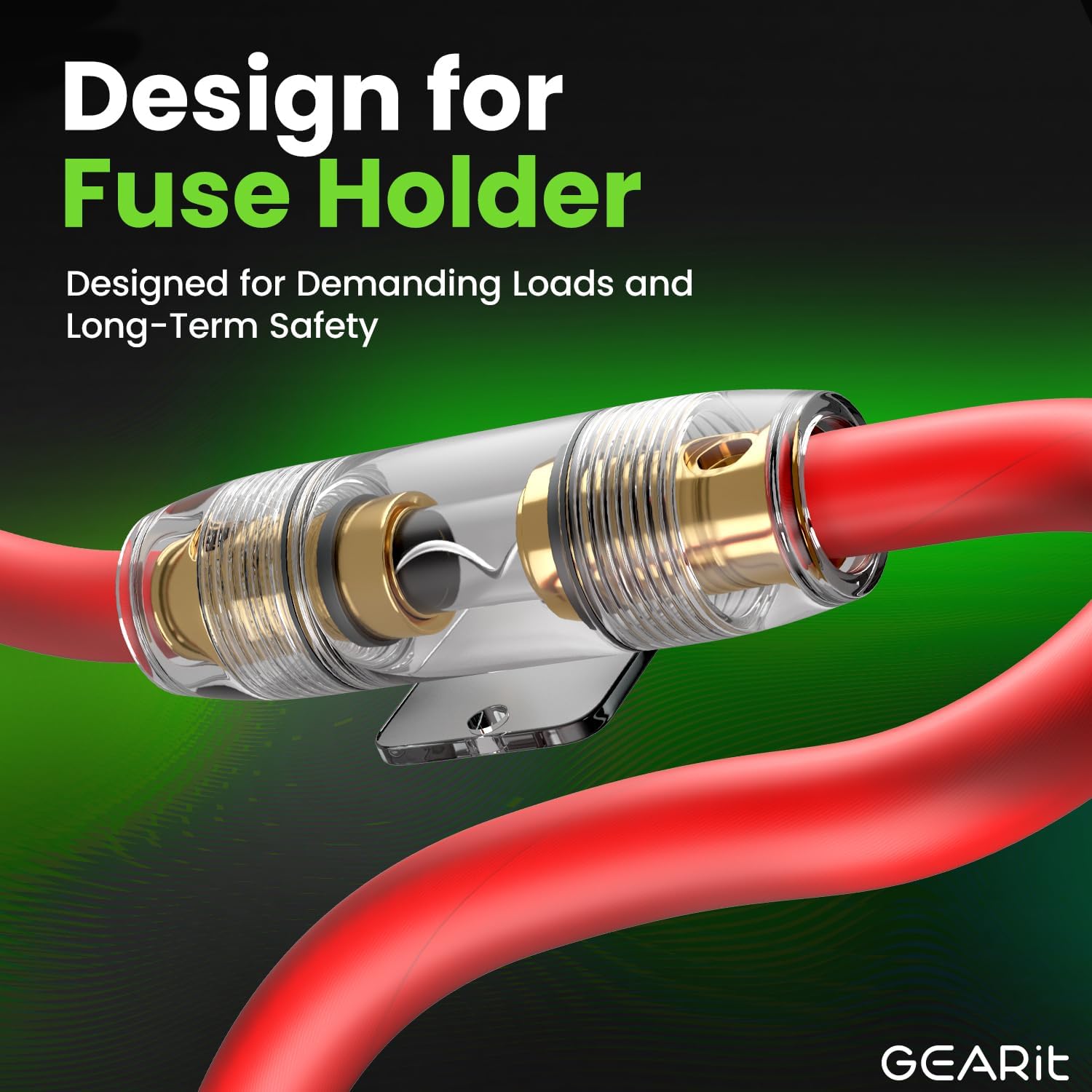 GEARit 12 Gauge Wire CCA 50 Ft Each-Black/Red/Blue/Yellow(200 Feet Total) 12 AWG Ground Power Wire Battery Cable for Automotive,Car Audio Speaker,Welding,Lighting,Trailer Harness,Electrical