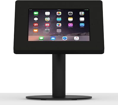 VidaMount Black Home Button Covered Enclosure and Portable Fixed Stand [Bundle] Compatible with iPad 2/3/4