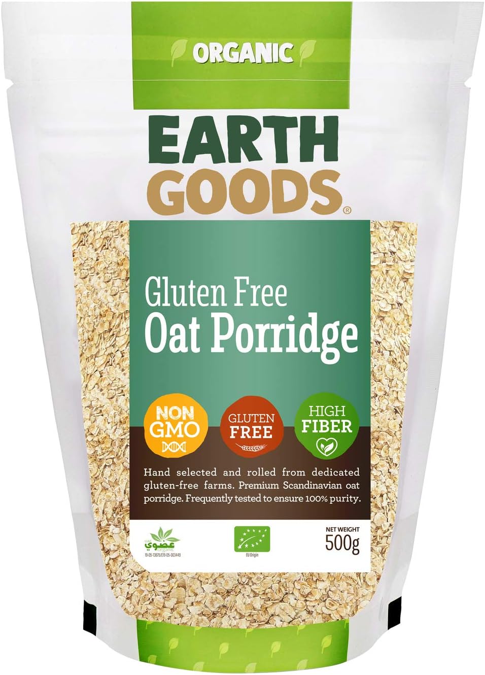 Earth Goods Organic Oat Porridge Gf 500g