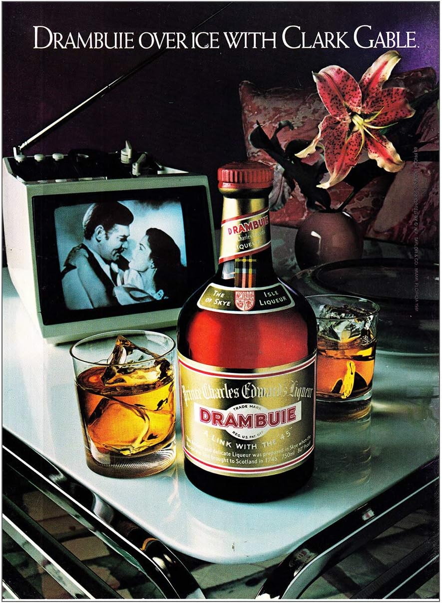RelicPaper 1982 Drambuie Over Ice with Clark Gable