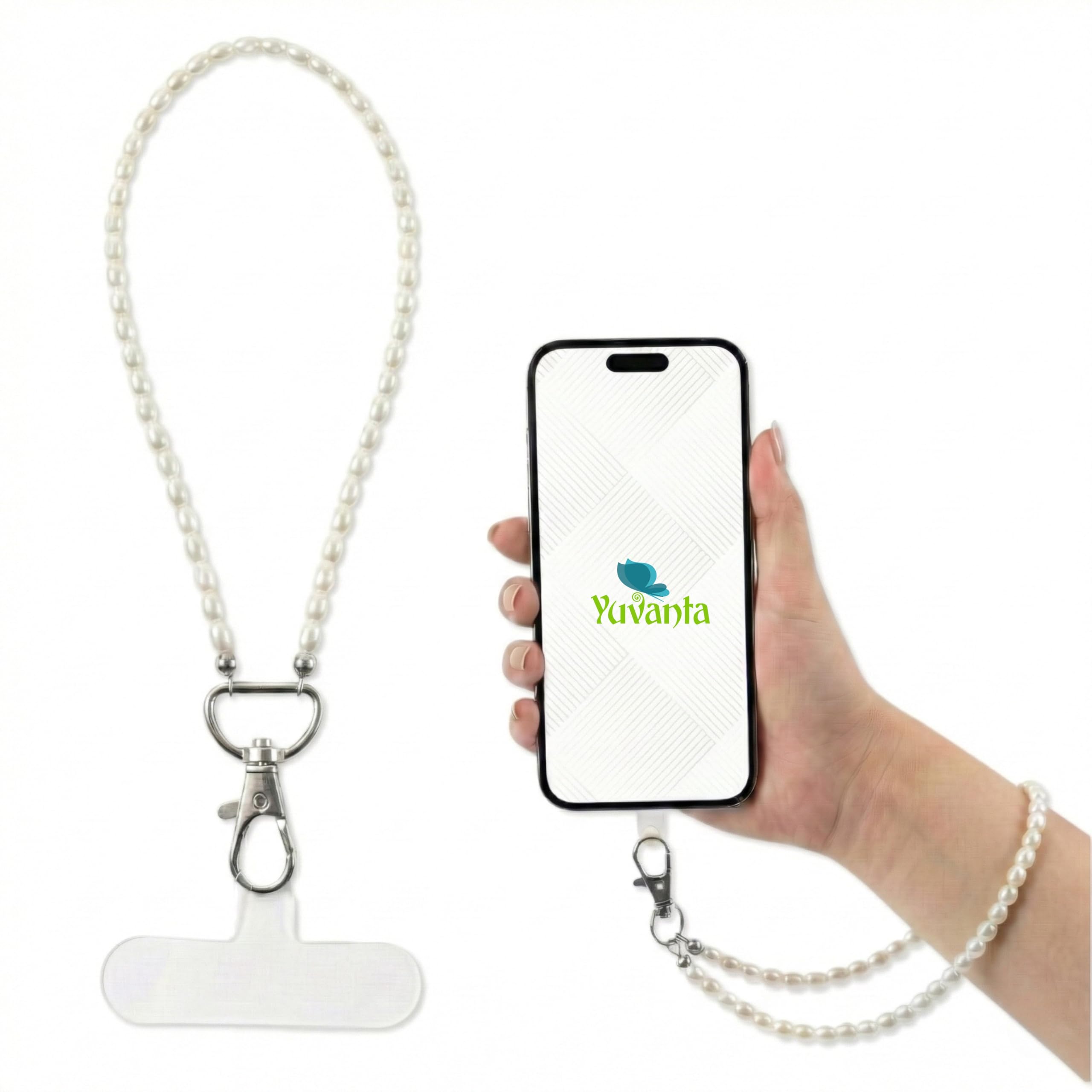 Handmade Beaded Phone Wrist Lanyard – 11 Inch Strong Metal Hook, Anti-Drop Wrist Strap for Mobile Cases, Keys & ID Cards, Stylish Lightweight Mobile Wrist Lanyard-image-39