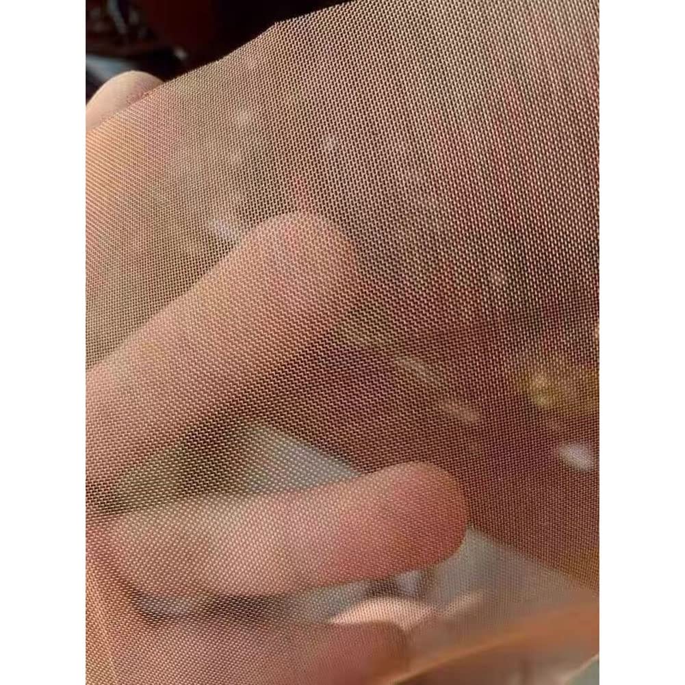 Malla 40 De Alambre De Cobre Puro Al 99,9% | Malla De Pantalla De Filtro Denso De Cobre | Apertura 0,48mm | Tela De Malla De Cobre Malla Fina (Color : Red Copper, Tamaño : 1x3m)