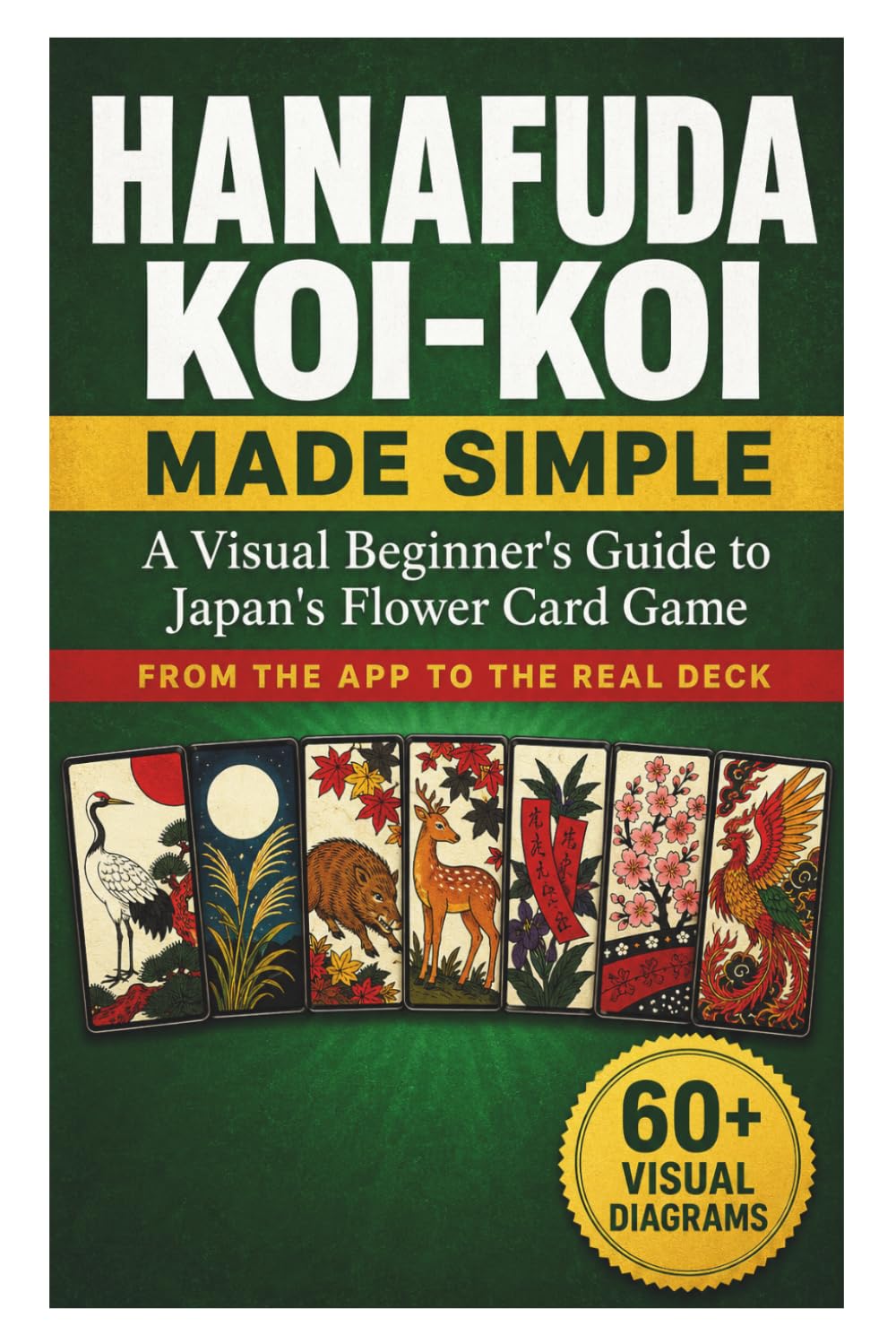 Hanafuda Koi-Koi Made Simple: A Visual Beginner's Guide to Japan's Flower Card Game — Suits, Yaku, and Scoring, From Your First Hand to Playing Online