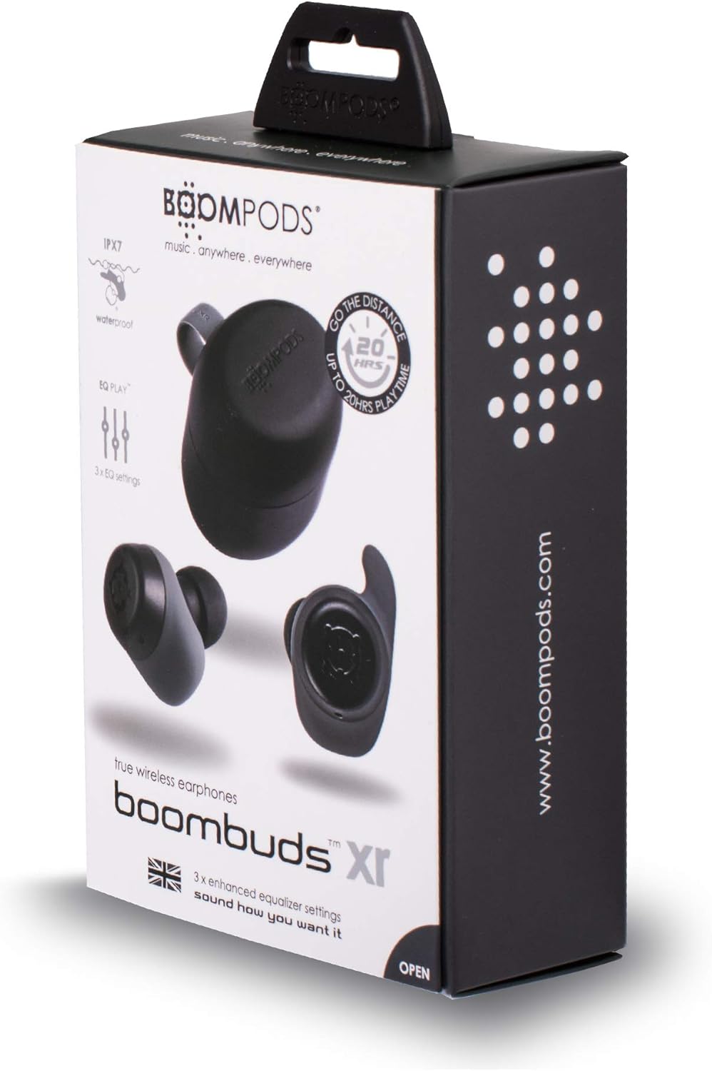 BoomPods BOOMBUDS XR Retail Packaging