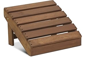 Teak Naturals Tioman Hardwood Outdoor Footstool