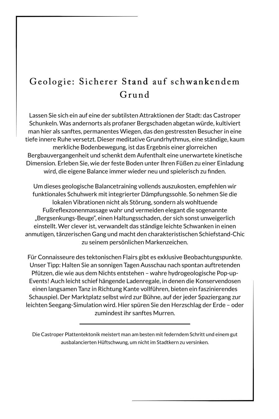 Castrop-Rauxel: Zwei Namen, null Glamour – aber gratis Parkplatz. Der erfundene Reiseführer