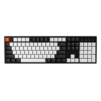 Keychron C2 Full Size 104 Keys USB Wired Mechanical Gaming Keyboard for Mac, Gateron Brown Switch/RGB Backlight/Double Shot ABS keycaps Computer Keyboard for Windows Laptop PC