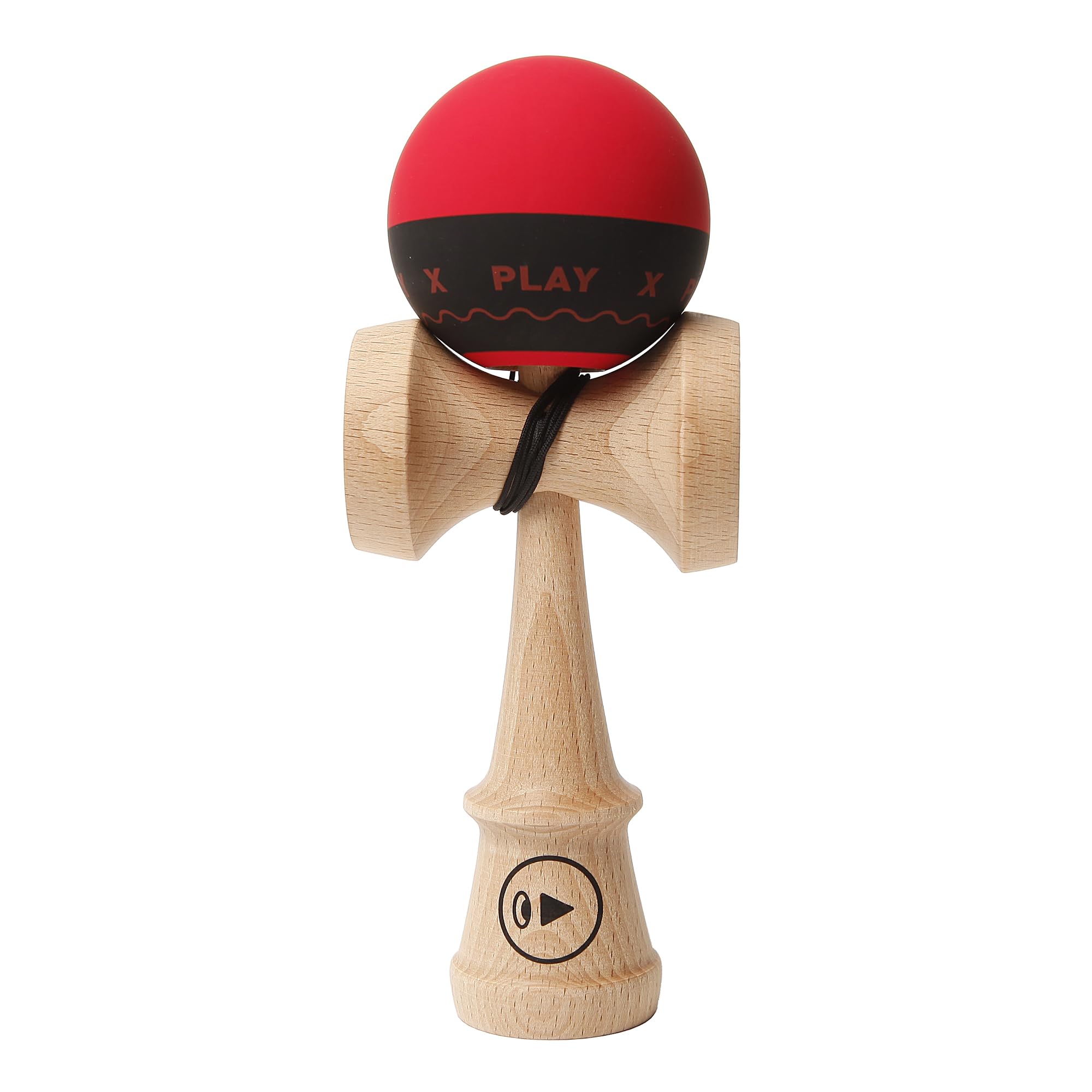 PLAY Kendama, Color Rojo/Negro (Kendama Europe K2038)