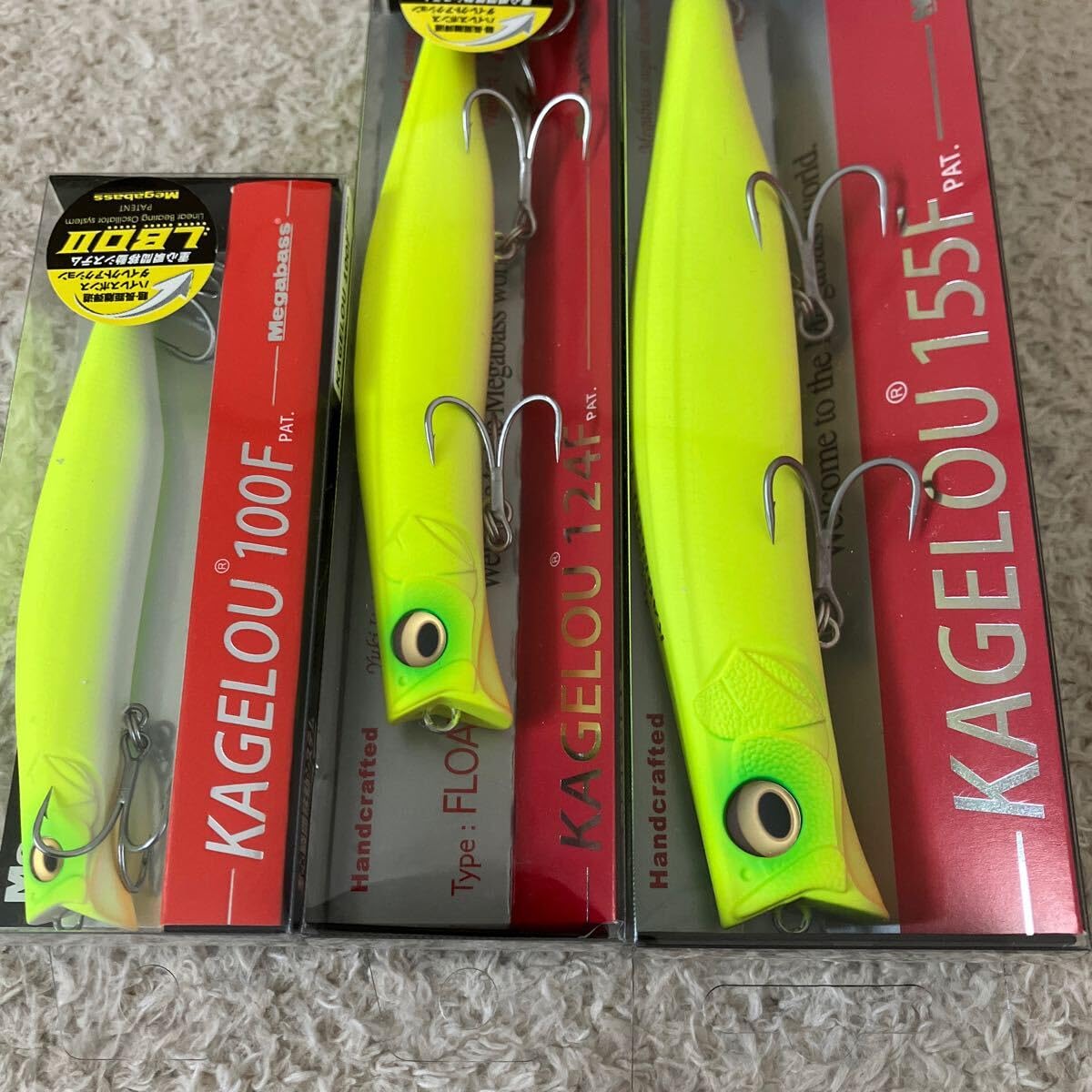 Amazon.co.jp: megabass KAGELOU メガバス カゲロウ 100F 124F