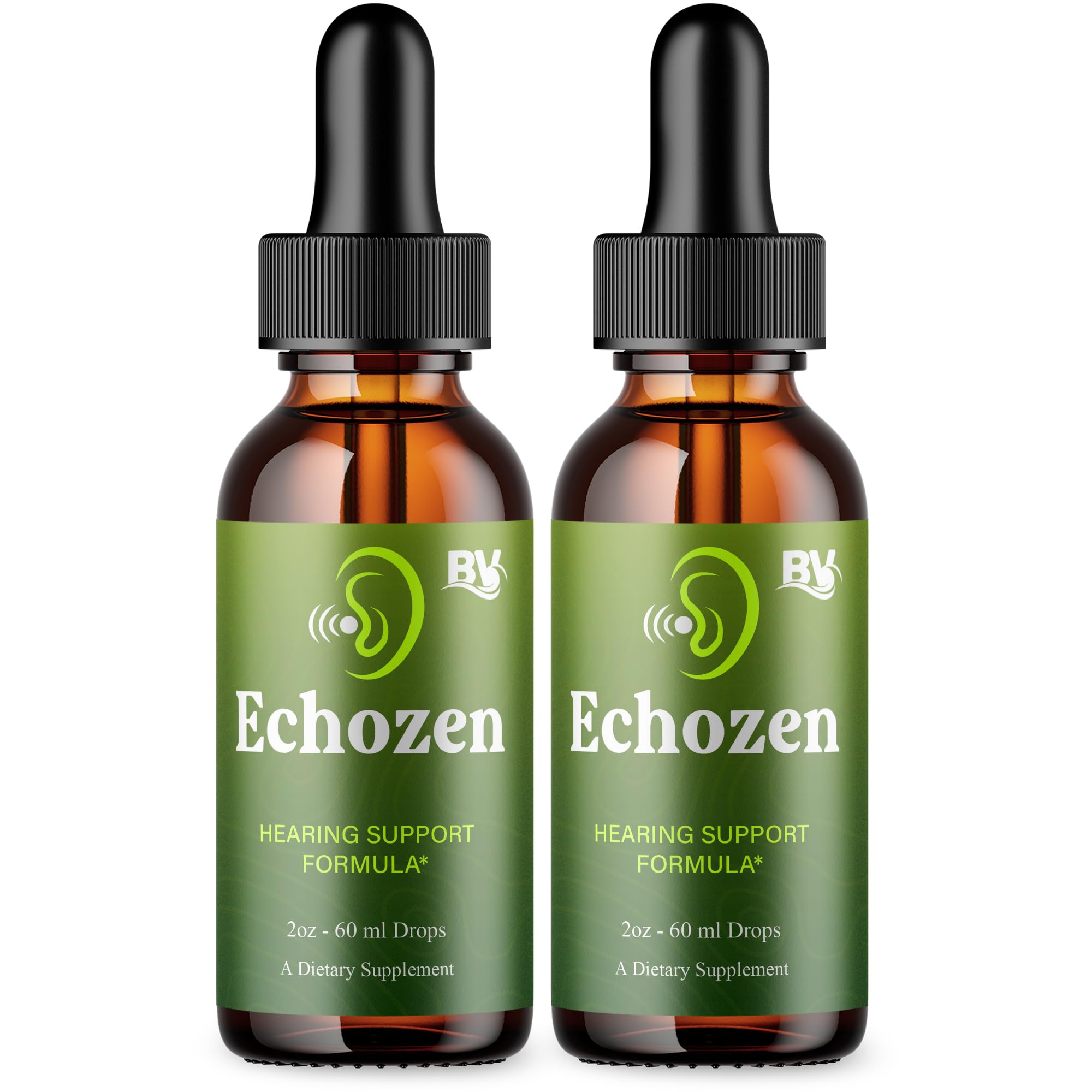 BLUE VIBE EchoZen Liquid Drop Supplement Advanced Maximum Strength Overall Ear Health Wellness Support Echo Zen Premium Daily