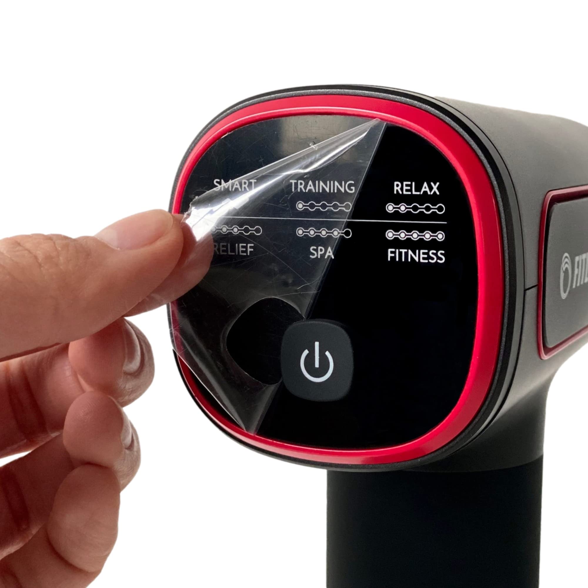 Fitleap Massage Gun Pro mit 2500 mAh Akku für 6 Stunden, 3200 U/min, 720 g | Massagepistole mit Smart-Funktion und USB-C, im Büro oder Fitnessstudio nutzbar, praktische Tasche für Gerät und Zubehör