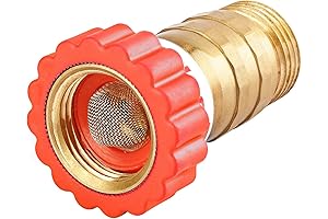 Solimeta Lead-Free Brass Water Pressure Regulator for RV and Garden
