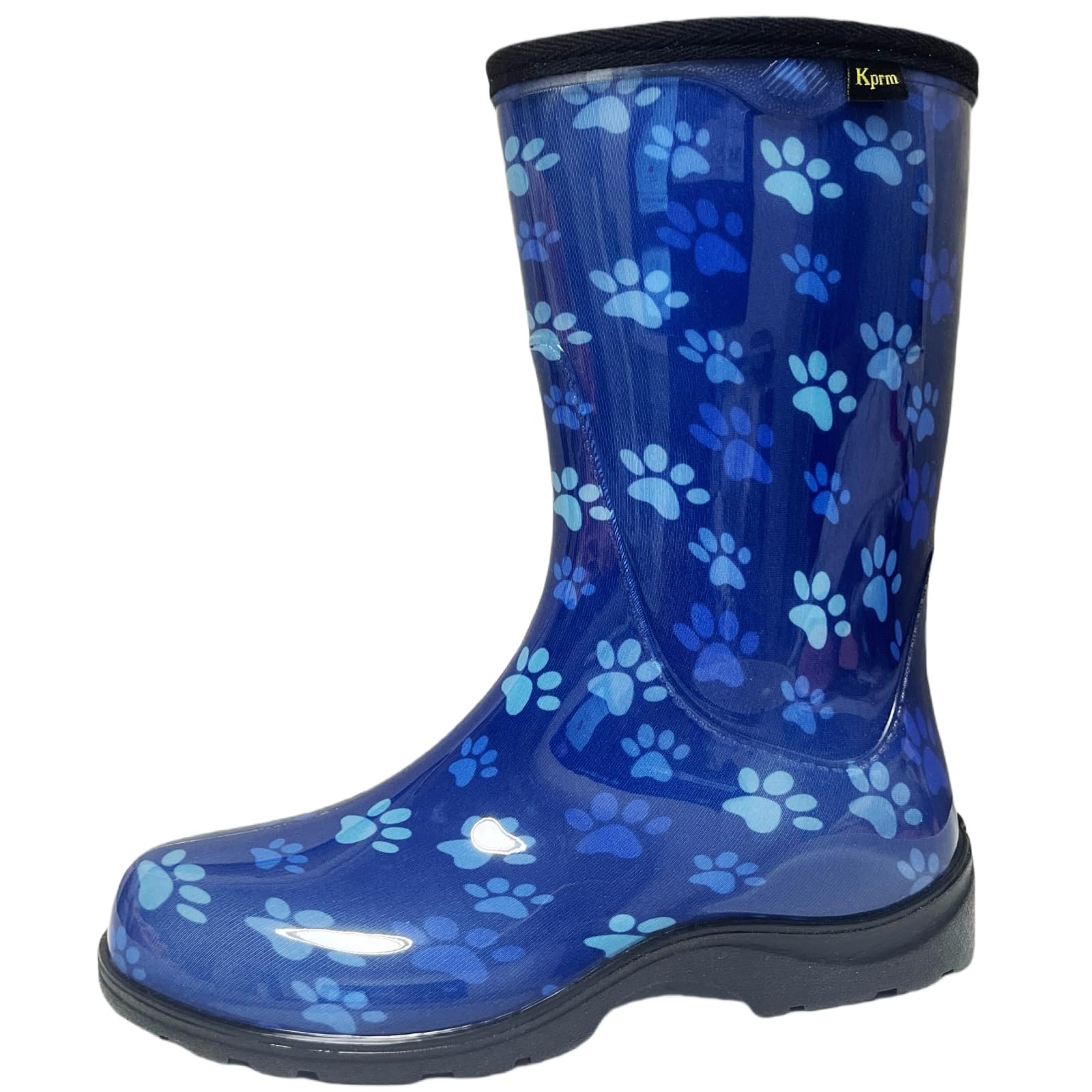 kprm Women's Rain Boots Waterproof Mid Calf Rubber Garden Boots for Women Outdoor Mud Work with Comfort Insole-picture-51