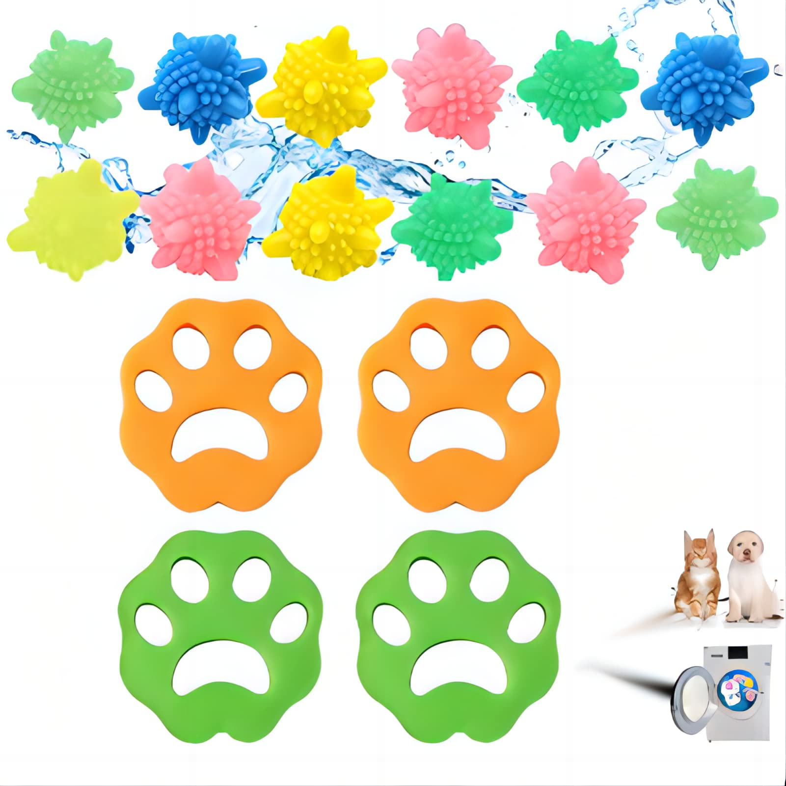 Acchiappa Peli Per Lavatrice - Riutilizzabile Per Cani E Gatti - Foto 3