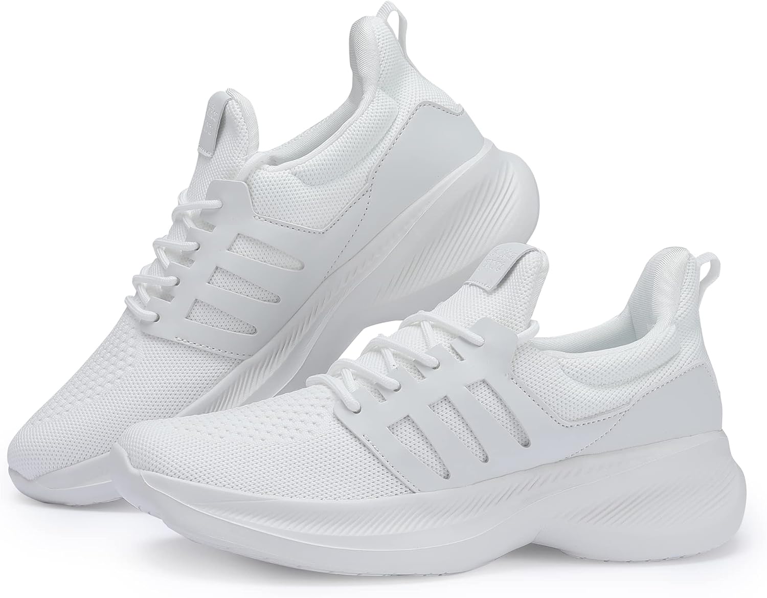 Casbeam Mens Running Shoes Comfortable Lightweight Breathable Walking Shoes Lace-up Shoes Mesh Workout Casual Sports Shoes - Image 4