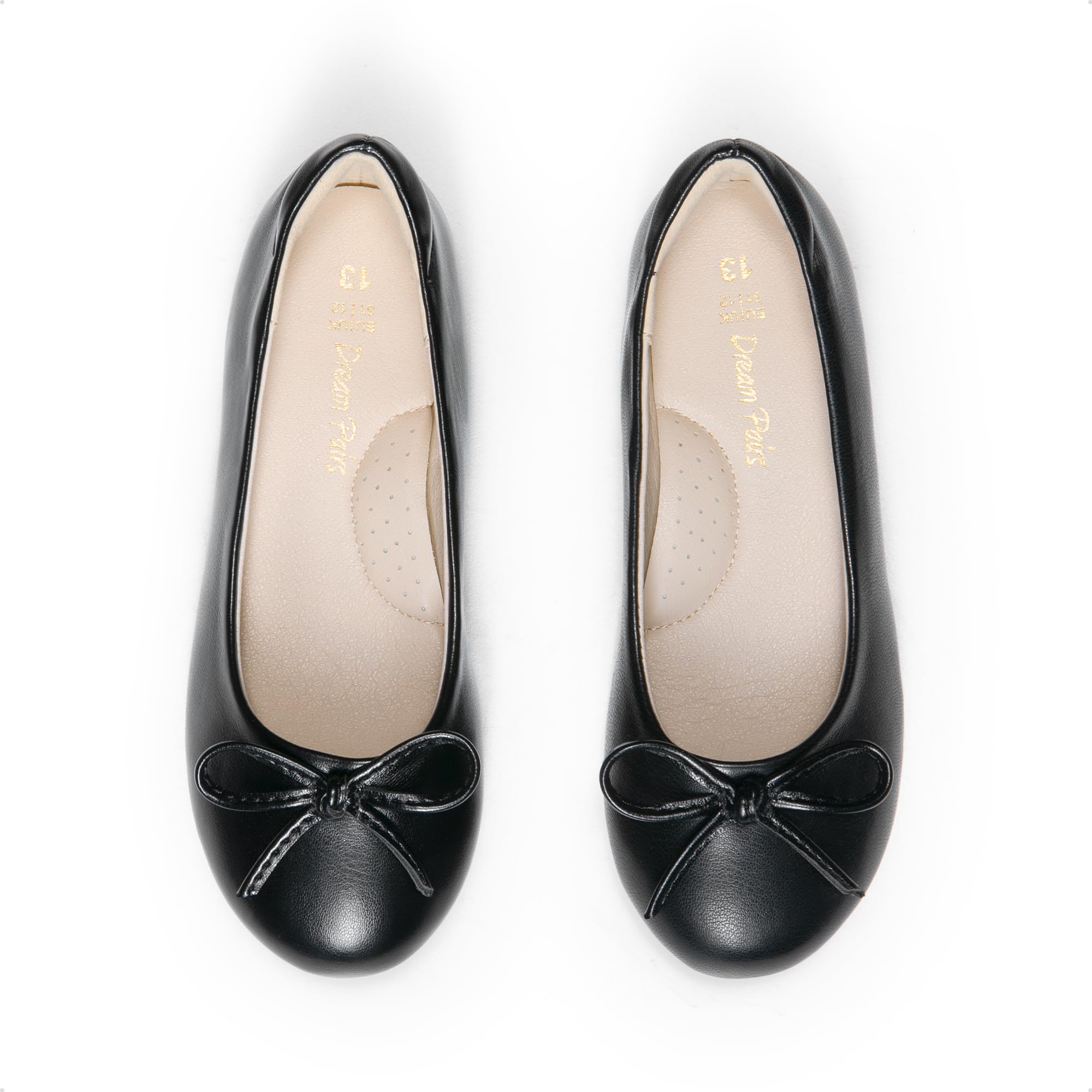 DREAM PAIRS Ballerines Filles à Enfiler Chaussure Plate Confortable Chaussures d'école Habillées Classiques