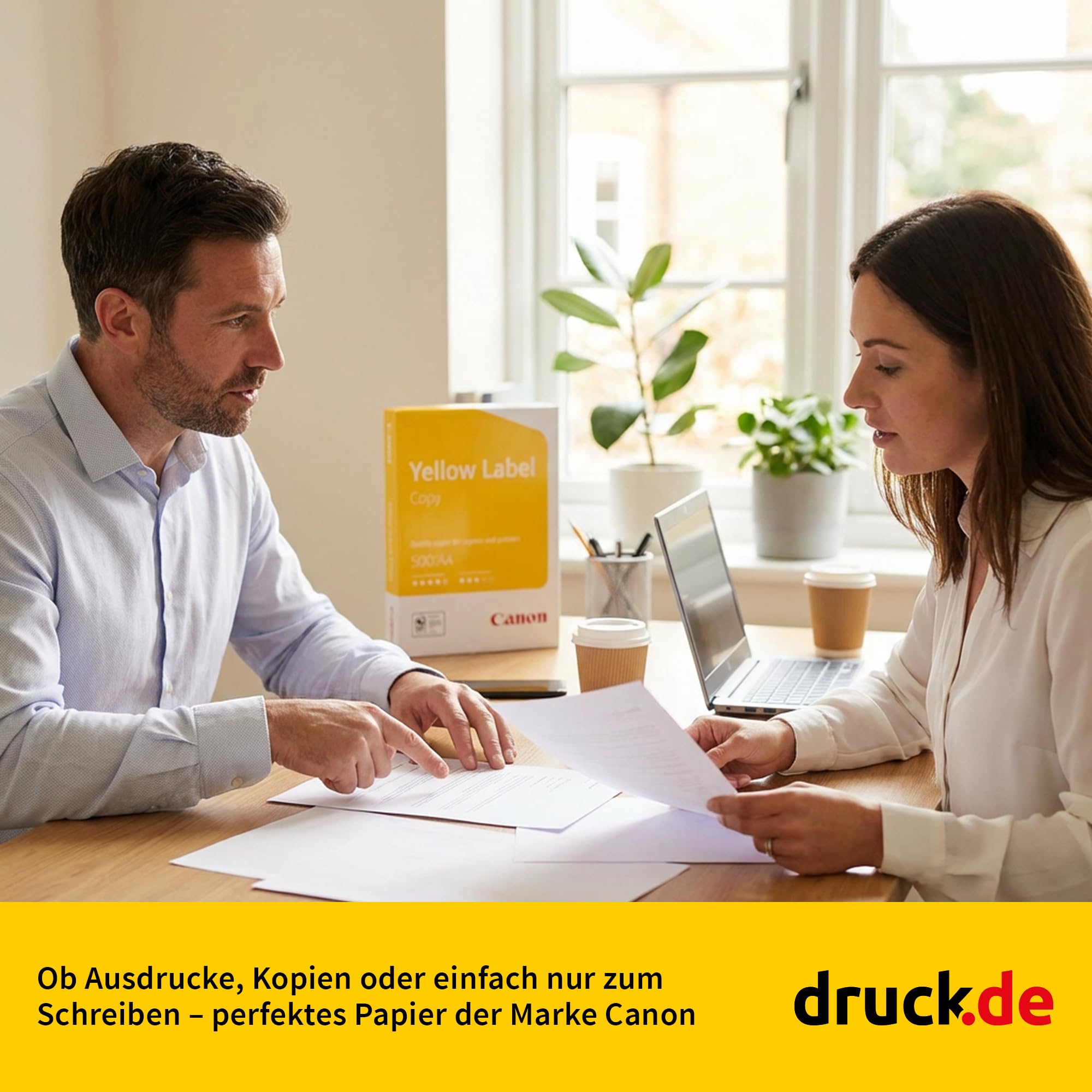 Canon Druckerpapier A4 Kopierpapier - CIE150-80 g/m² - 50.000 Blatt | Canon Druckerpapier und Kopierpapier DIN A4, 50.000 Blatt, 80 g/m², CIE150, weiß, Büro und Home Office