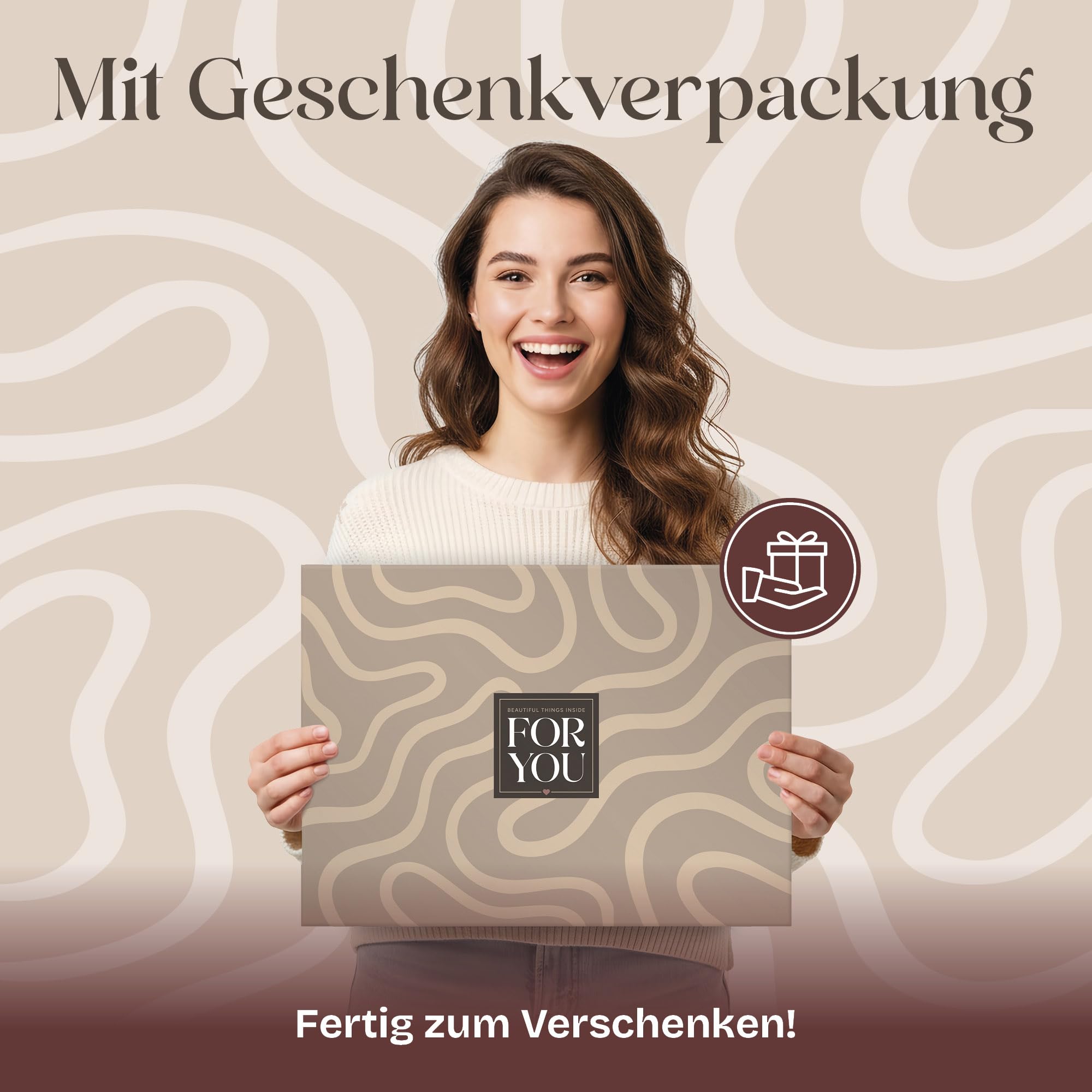 ARTFAVES® Personalisiertes Holzbild - Du-Ich-Wir - individuelles, persönliches Schild aus Holz, Geschenk zur Hochzeit, Valentinstag, Kennenlerntag, Verlobung, Wohnung Einzug