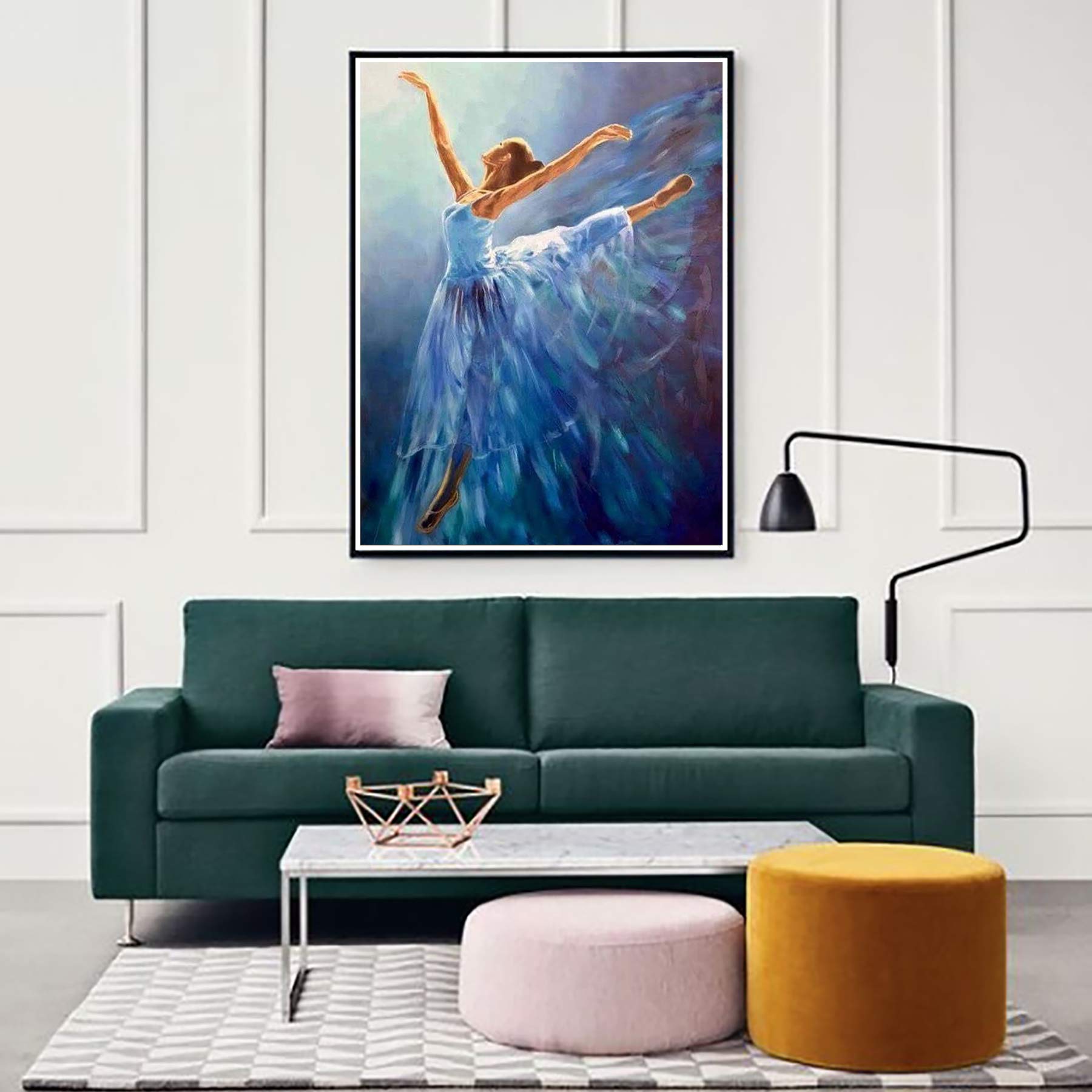 Zariocy Digitales Malen Kit – Ozean Motiv, 40x50 Cm, Mit Pinsel & Acrylfarbe, Für Anfänger & Erwachsene