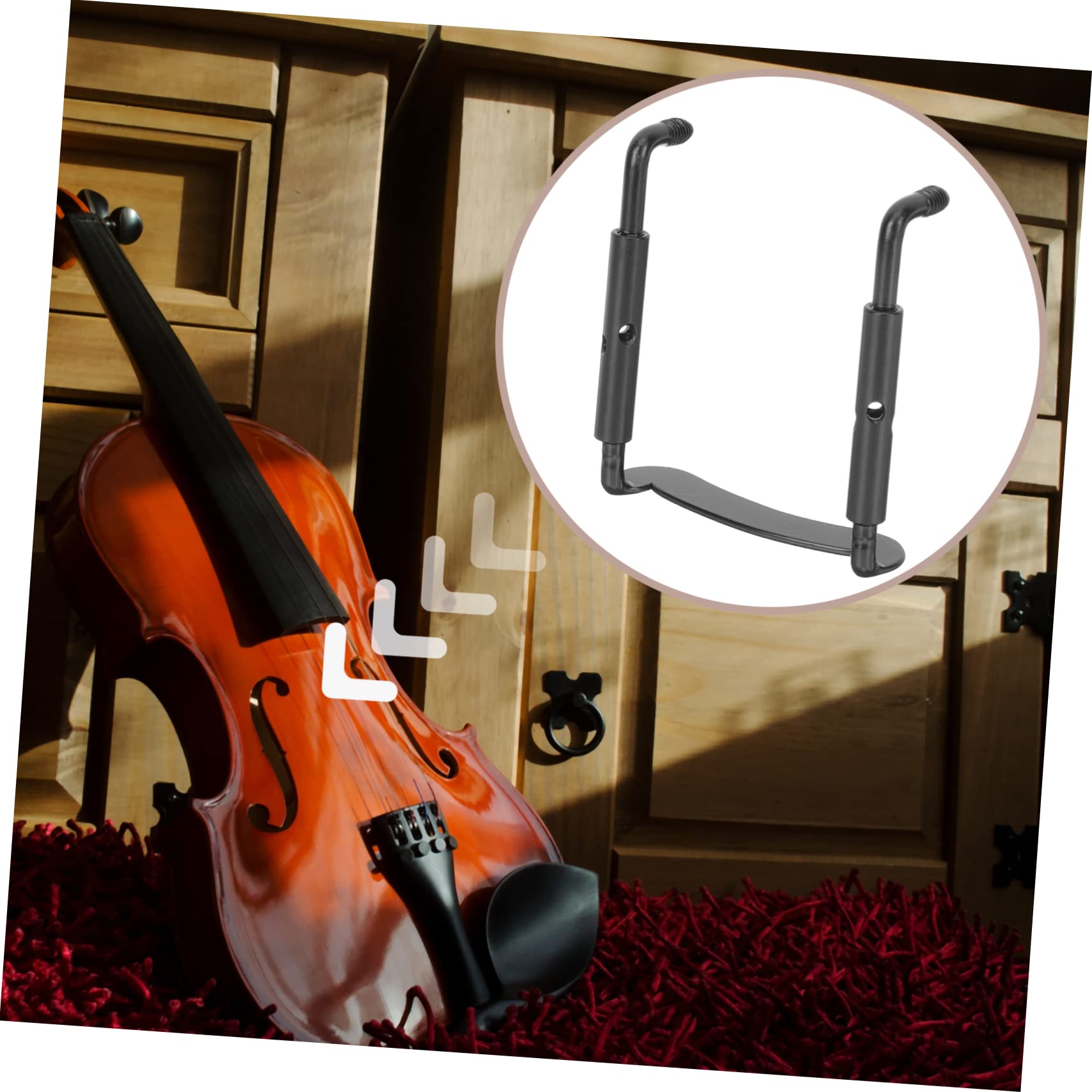 Milisten Violin Chin Rest Screw Replacement Parts for Violins Durable Ergonomic Design for Easy Installation and Maintenance Professional Musical Instrument Accessories