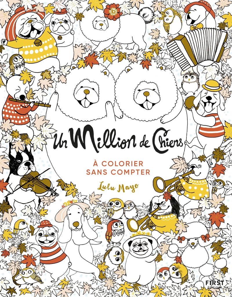 Un Million de Chiens à colorier sans compter