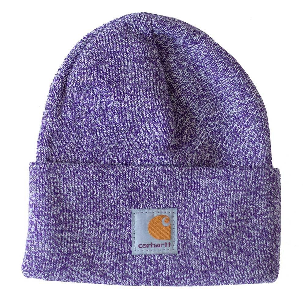 Carhartt Youth Knit Beanie Cuff Hat, Purple, One Size