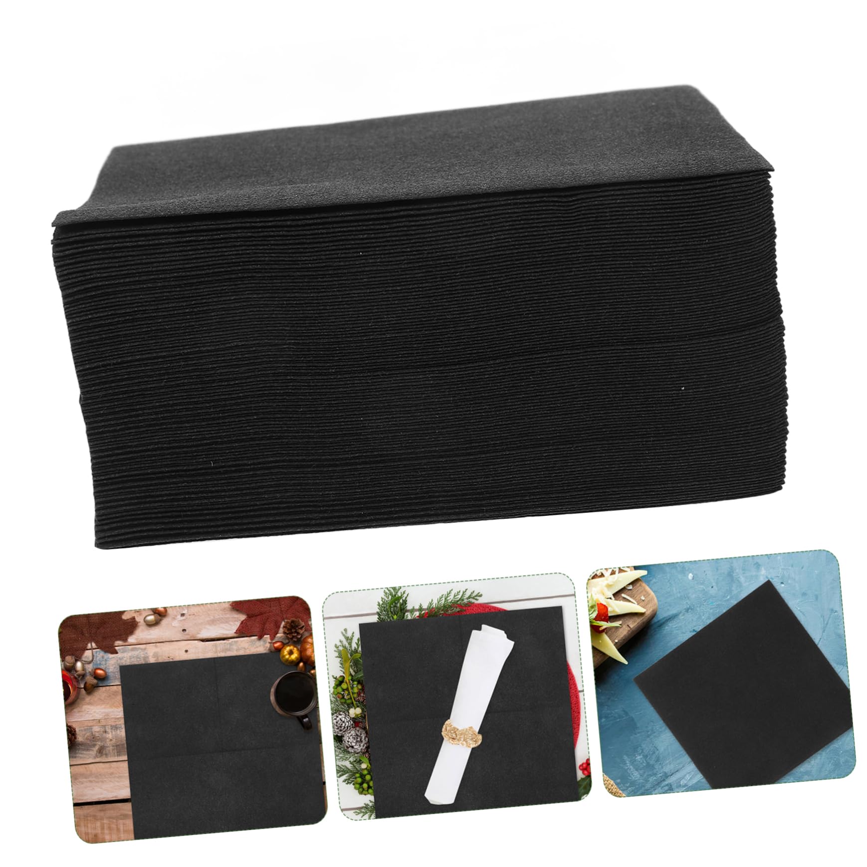 FRCOLOR 250 Piezas Toallas de papel sin polvo servilletas de invitados para el baño servilleta de bebidas Papel de servilleta Servilletas para fiestas cocteles Servilletas de papel