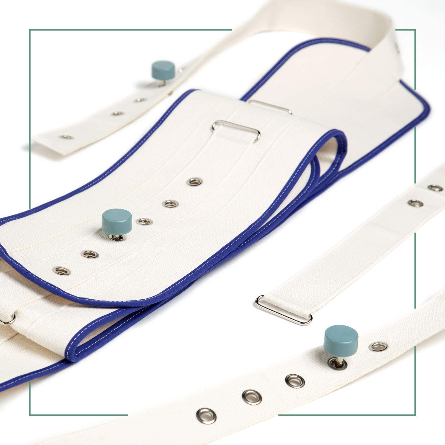 Cinturón de Sujeción Abdominal para Cama con Cierre Magnético - Prevención de Caídas en Pacientes - Talla Única - Ajustable y Seguro