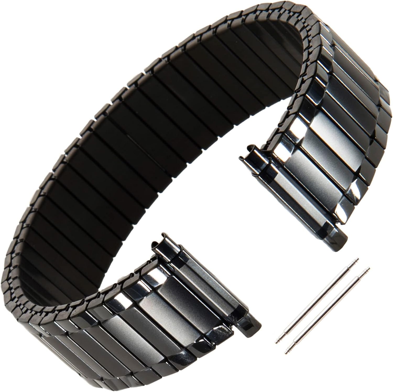 Gilden Unisex Expansion 17-26mm Custom Length Stainless Steel Watch Band 532