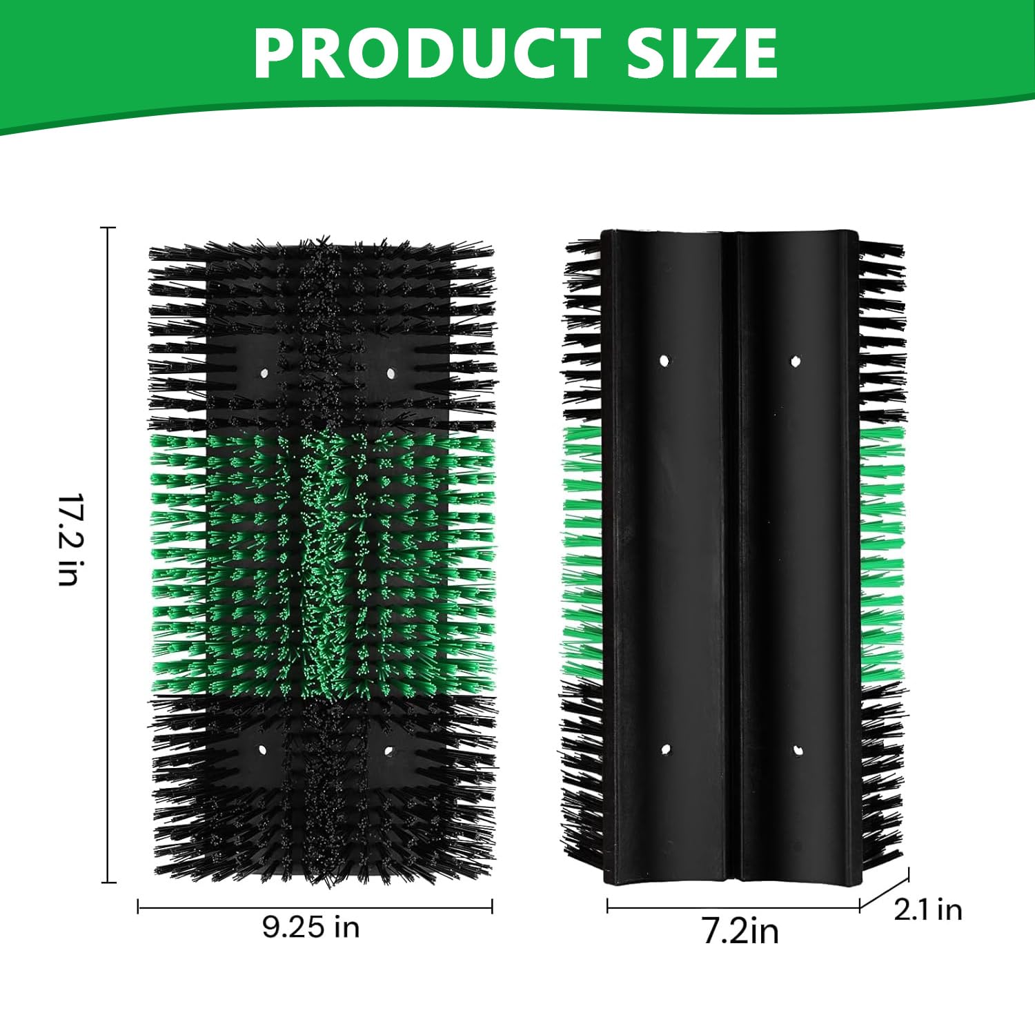 Cow Scratching Brush, Folding Scratching Brush for Farm Animals 12 Screws, Universal Scratching Brush for Cattle Sheep, Pigs - Image 2