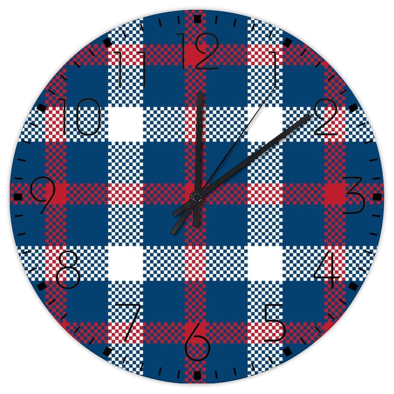 Horloge murale en bois pour habiller un mur vide de salon ou sport