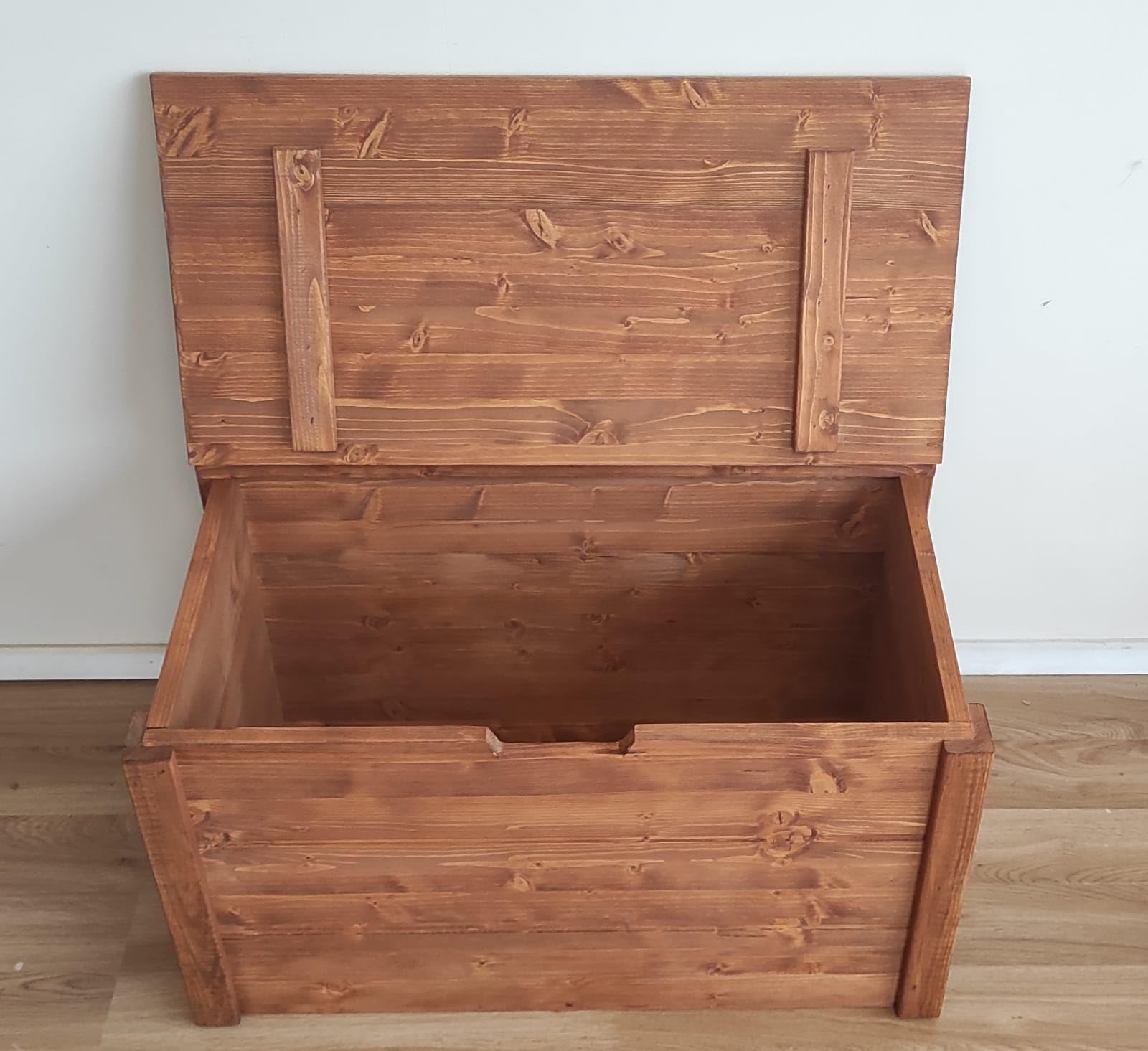TOTAL WOOD 2012 Cassapanca baule contenitore porta legna porta oggetti in legno 70x40x40 CM