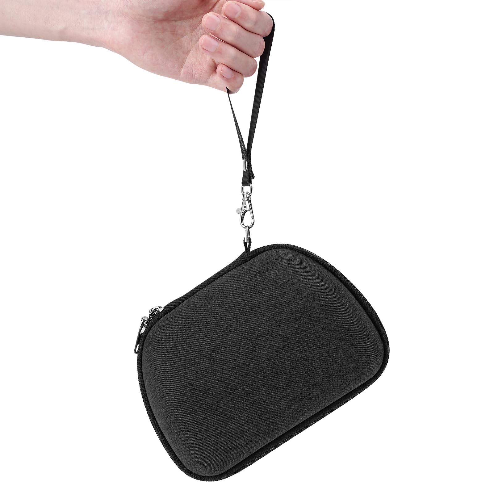 Housse Geekria Shield Compatible avec Steam Controller, Razer Wolverine V3 Pro – Étui de Voyage Rigide avec Poche intérieure en Maille pour câble de Charge (Gris foncé)
