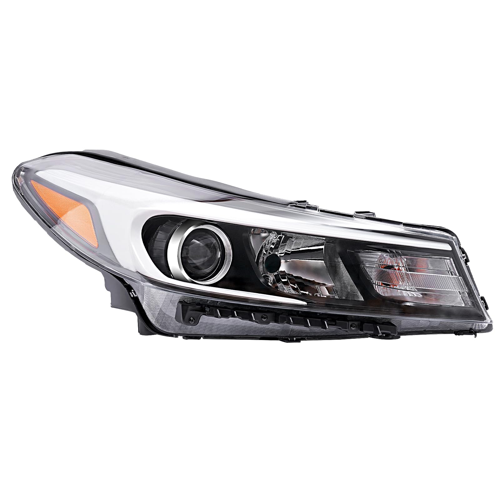 KTYHNPM Halogen Headlight Headlamp for Kia Forte 2017 w/o LED DRL Right Passenger Side Headlight for Kia Forte 2018 92102B0700, KI2503201
