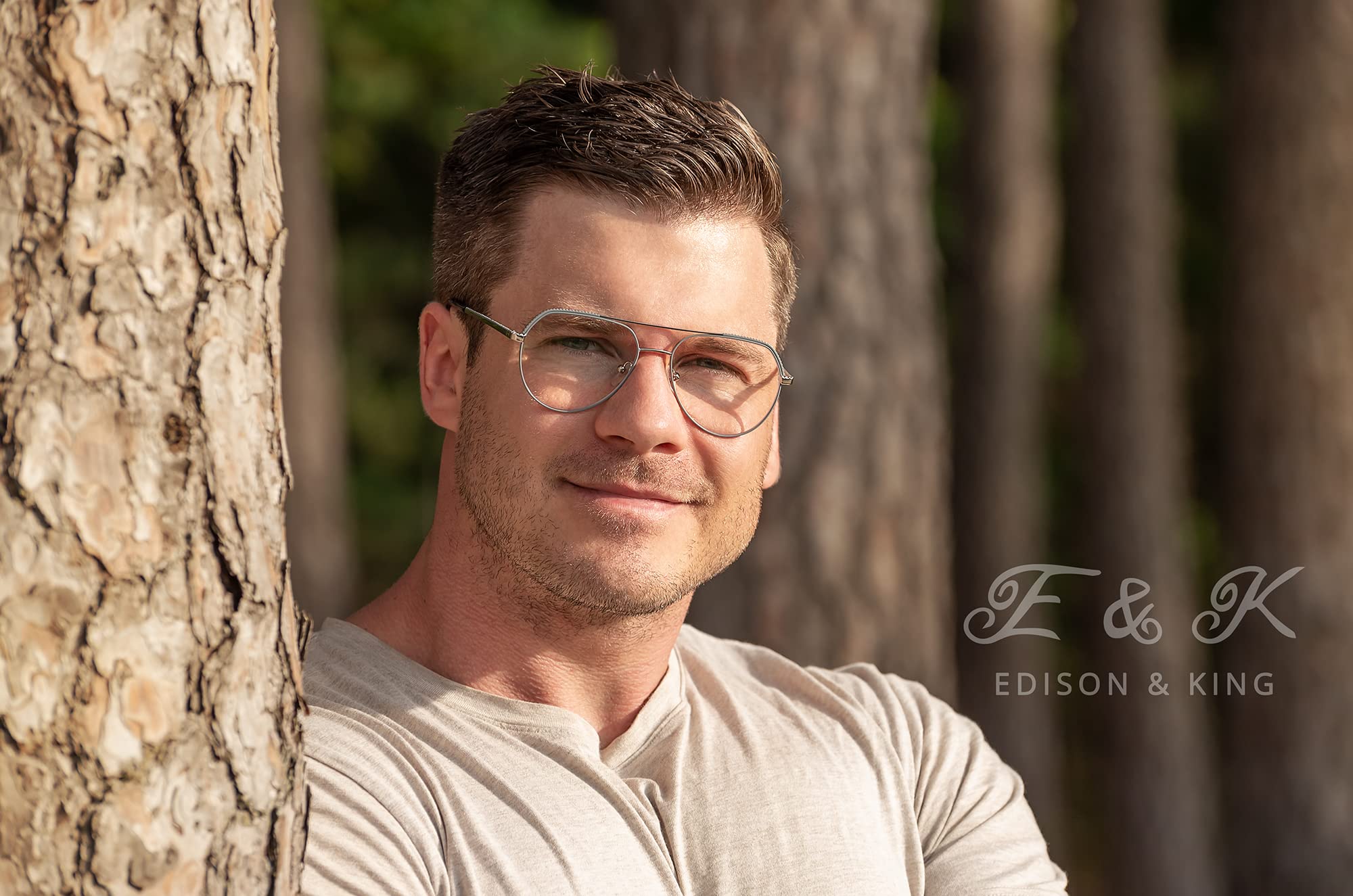 Edison & King Eternity - reading glasses with premium lenses (Anthracite, +1,00 dpt) - Image 2