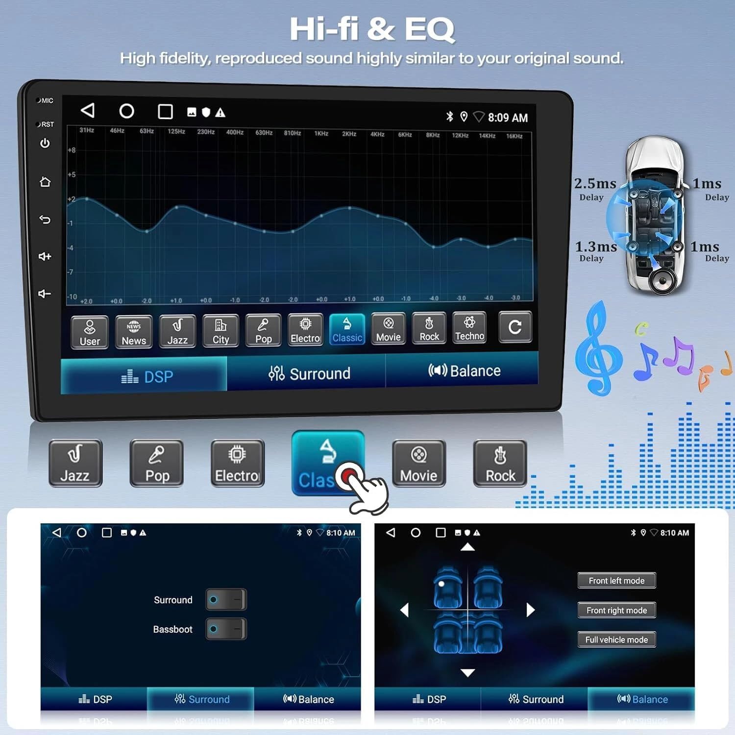 4+64GB Android 15 8-core for Nissan Sentra Radio 2007-2012 with Wireless Apple Carplay Android Auto 7" Touchscreen Car Stereo with Free Backup Camera GPS Navigation Bluetooth FM RDS DSP Head Unit